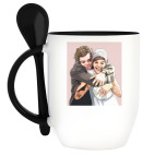 Кружка с ложкой