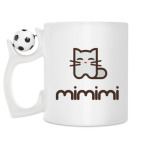 Кружка с футбольным мячиком