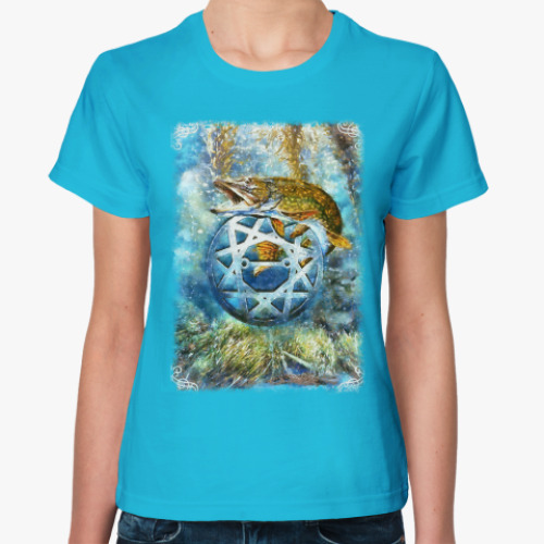 Женская футболка с принтом Чертог Щуки