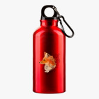 Металлическая бутылка 400 мл UV-DTF