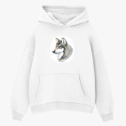 Толстовка худи оверсайз