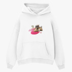 Толстовка худи оверсайз