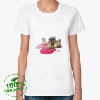 Женская футболка органик
