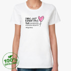 Женская футболка органик