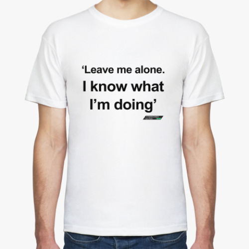 Футболка с принтом Kimi 'Leave me alone...'