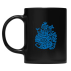 Кружка цветная UV-DTF