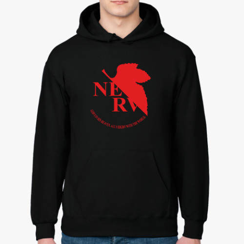 Толстовка худи Евангелион / Evangelion - NERV Logo