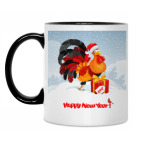 Кружка двухцветная