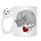 Кружка с футбольным мячиком