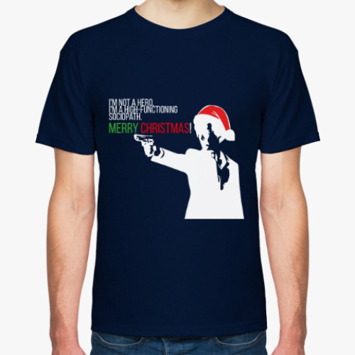 Футболка Merry christmas from Sherlock