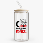 Банка с бамбуковой крышкой