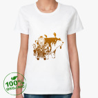 Женская футболка органик