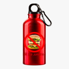 Металлическая бутылка 400 мл UV-DTF