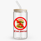 Банка с бамбуковой крышкой