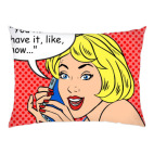 Подушка 47x35 см PHONE GIRL