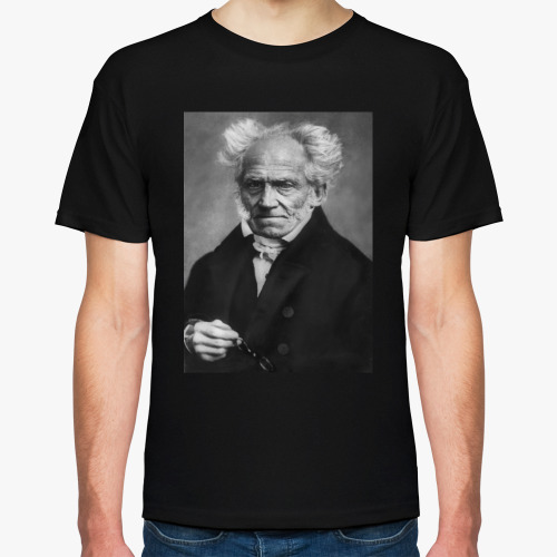 Футболка с принтом Артур Шопенгауэр / Arthur Schopenhauer