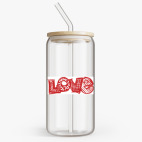 Банка с бамбуковой крышкой