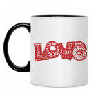 Кружка двухцветная