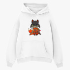 Толстовка худи оверсайз