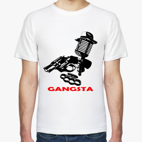 Футболка с принтом Rap Gangsta