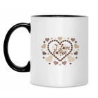 Кружка двухцветная