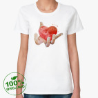 Женская футболка органик