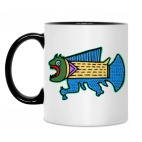 Кружка двухцветная