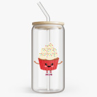 Банка с бамбуковой крышкой