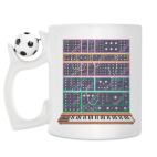 Кружка с футбольным мячиком