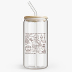 Банка с бамбуковой крышкой