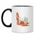 Кружка двухцветная