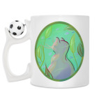 Кружка с футбольным мячиком