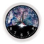 Настенные часы (с цифрами) Космос