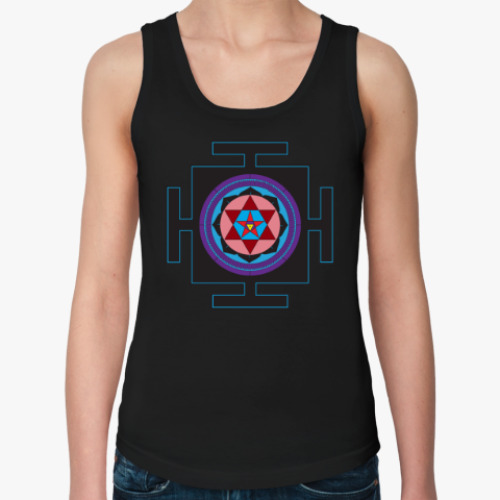 Женская майка с принтом Вартали-янтра