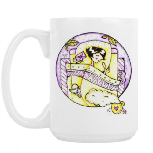 Кружка с принтом Сон