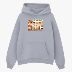 Толстовка худи оверсайз