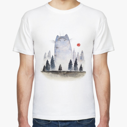 Футболка Туманный котик