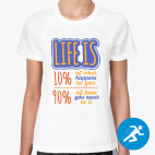 Женская спортивная футболка