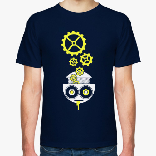 Футболка с принтом Шестеренки