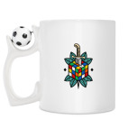 Кружка с футбольным мячиком