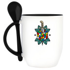 Кружка с ложкой