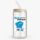 Банка с бамбуковой крышкой