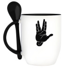 Кружка с ложкой