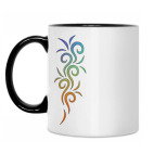 Кружка двухцветная