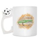 Кружка с футбольным мячиком