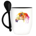 Кружка с ложкой