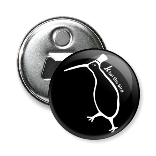 Магнит-открывашка с принтом  'Киви'