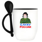 Кружка с ложкой