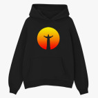 Толстовка худи оверсайз