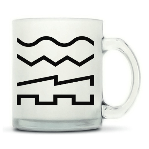 Кружка матовая Waveforms Mug